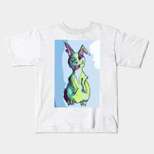 Crazed psycho bunny Kids T-Shirt